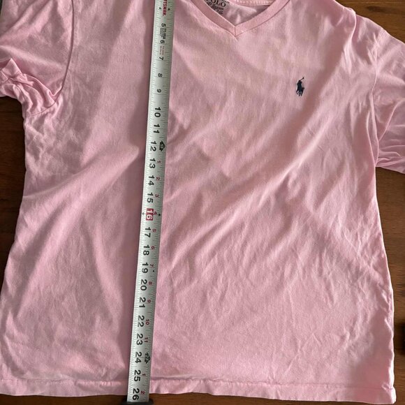 Polo Ralph Lauren Classic Fit T-Shirt- Pink Size: Large - Picture 3 of 6